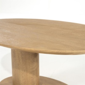 MASĂ DE CAFEA NOVIA MICĂ - NATURALĂ - 90(L) x 60(l) x 35(h) - Img 3