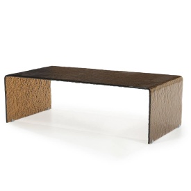 MASA DE CAFEA RIPPLE - STICLA - MARO - 110(L) x 55(l) x 35(h) - Img 2