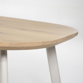 MASA DE DINING DION - LEMN DE STEJAR & METAL - NATURAL - 260(L) x 110(l) x 77(h) cm - Img 4
