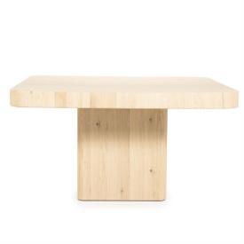 MASA DE DINING HARMONIE - LEMN SI FURNIR DE STEJAR - NATURAL - 140(L) x 140(l) x 75(h) cm