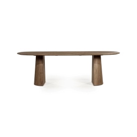 MASĂ DE DINING LUNE - MARO DESCHIS - 240(L) x 105(l) x 77(h)