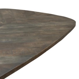 MASA DE DINING SILVI - LEMN DE MANGO / METAL - NEGRU - 200(L) X 78(H) X 110(L) CM - Img 2