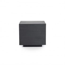 MASA LATERALA TOM - LEMN DE MANGO [FSC] - NEGRU - 50(L) x 45(h) x 50(l) - Img 2