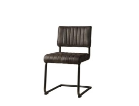 SCAUN AVILA - METAL / MATERIAL - NEGRU / MARO - 54(L) X 82(H) X 46(L) - Img 1