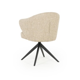 SCAUN CONNOR DONNA - TESATURA SI METAL - TAUPE - 61.5(L) x 60(l) x 81.5(h) cm - Img 5