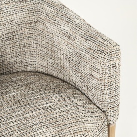 SCAUN CU COTIERA - MICHA - TAUPE NORI - 66(L) x 66(l) x 79(h) - Img 8