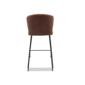 SCAUN DE BAR MILO - LEMN [FSC] / MATERIAL - CULOARE LA ALEGERE - 54(L) x 95/107(h) x 62(l) - Img 4