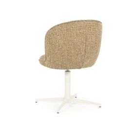 SCAUN ESMEE DONNA - TESATURA SI FIER - GALBEN - 55.5(L) x 64.5(l) x 83(h) cm - Img 5
