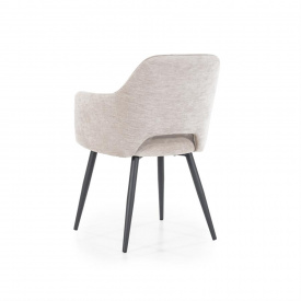 SCAUN ESMEE - POLIESTER / METAL - ALB - 58(L) x 81(h) x 57.5(l) - Img 5