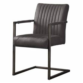 SCAUN FERRO - METAL / MATERIAL - NEGRU / ANTRACIT - 61(L) X 88(H) X 52(L)
