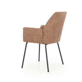 SCAUN INDY DONNA - TESATURA SI METAL - ROŞU - 58(L) x 63(l) x 89(h) cm - Img 4