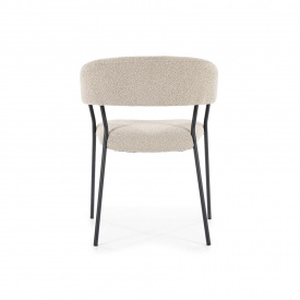 SCAUN LUKA - POLIESTER / METAL - BEJ - 57(L) x 79(h) x 61.5(l) - Img 6
