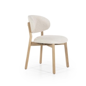 SCAUN MIKKY MOON - TESATURA SI STEJAR - BEJ - 51(L) x 59.5(l) x 79(h) cm - Img 10