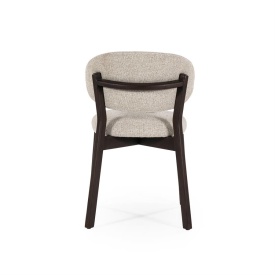 SCAUN MIKKY MOON - TESATURA SI STEJAR - TAUPE - 51(L) x 59.5(l) x 79(h) cm - Img 6