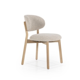 SCAUN MIKKY MOON - TESATURA SI STEJAR - TAUPE - 51(L) x 59.5(l) x 79(h) cm - Img 10