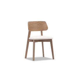 SCAUN RUSTIC - LEMN DE FAG [FSC] / TESATURA - CULOARE LA ALEGERE - 46(L) x 80(h) x 48(l) - Img 1