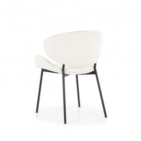 SCAUN TESS SPARK - METAL / LEMN / TESATURA - ALB MURDAR - 53(L) x 79(h) x 59(l) - Img 5