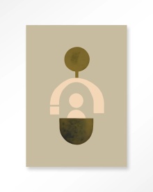 TABLOU - FORMA 2 BEIGE
