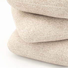 TABURET - BEJ - 44.5(L) x 44.5(l) x 44.5(h) - Img 5