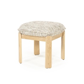 TABURET - LOTTIE - GRI TAUPE NORI - 48(L) x 48(l) x 45(h) - Img 2