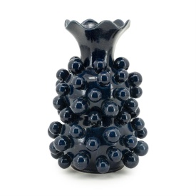 VAS VIRO - CERAMICA - ALBASTRU - 28.3(L) x 28.3(l) x 39.7(h)