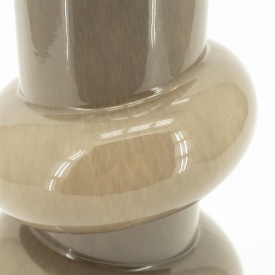 VAZĂ CURBLE MARE - GRI TAUPE - 16.5(L) x 16.5(l) x 39.5(h) - Img 3