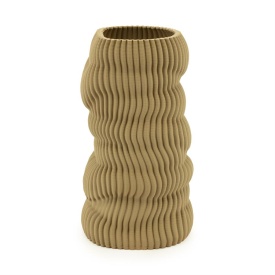 VAZA MAE MARE - CERAMICA - BEJ - 17(L) x 17(l) x 30(h)