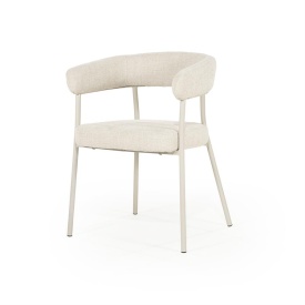 YOVI - METAL SI TESATURA - BEJ - 55(L) x 57(l) x 77(h)