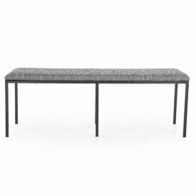 BANCHETA BENCH LAS - POLIESTER / FIER - ANTRACIT - 135(L) x 47(h) x 45(l) - Img 1