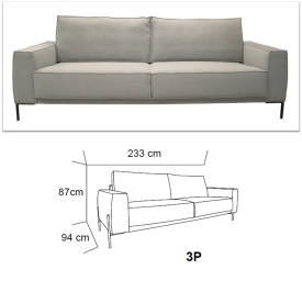CANAPEA MODULARA CHICAGO - (#OG#) - 233(L) x 87(h) x94(l) cm - Img 6
