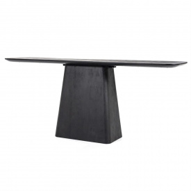 CONSOLA - LEMN DE MANGO - NEGRU - 180(L) x 75(h) x 40(l) - Img 2
