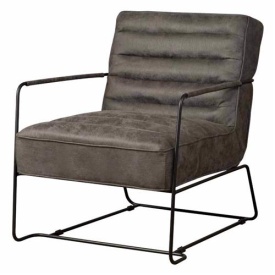 FOTOLIU BARI JACKSON - METAL / MATERIAL - NEGRU / ANTRACIT - 85(L) X 78(H) X 66(L)