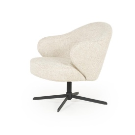 FOTOLIU CONNOR DONNA - TESATURA SI METAL - BEJ - 74.5(L) x 77(l) x 78.5(h) cm - Img 2