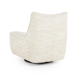 FOTOLIU LOYS BARKLEY - TESATURA, LEMN SI METAL - BEJ - 91(L) x 75(l) x 85(h) cm - Img 5