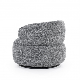 FOTOLIU MAEVE MAYWOOD - METAL / LEMN / MATERIAL 100% POLIESTER - GRI MIXT - 82(L) x 72(h) x 82(l) - Img 4