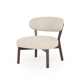FOTOLIU MIKKY BROWN MOON - TESATURA SI STEJAR - TAUPE - 61(L) x 72.5(l) x 72(h) cm - Img 1