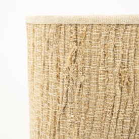 LAMPADAR GADJA MARE - LEMN ȘI IUTĂ - NATURAL - 25(L) x 25(l) x 78(h) - Img 4