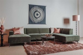LEEDS CHAISE L - 2 5 - OTOMAN R - CITY 355 VERDE STICLA - 350(L) x 217(l) x 81(h) - Img 2