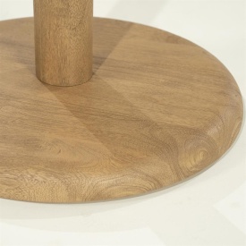 MASĂ BISTRO FLORENT ROTUNDĂ - NATURALĂ - 70(L) x 70(l) x 76(h) - Img 3
