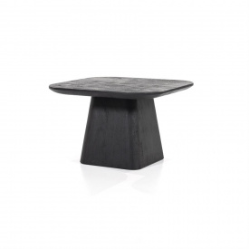 MASA DE CAFEA - LEMN DE MANGO [FSC] - NEGRU - Ø60 x 39(h) - Img 2