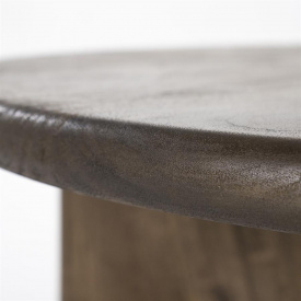 MASA DE CAFEA LEOTI MARE - LEMN DE MANGO [FSC] - MARO - Ø80 x 30(h) - Img 2