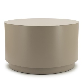 MASA DE CAFEA MERSI - FIER - TAUPE - 60(L) x 60(l) x 35(h)