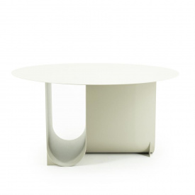 MASA DE CAFEA OTUS - METAL - ALB - Ø70 x 35(h) - Img 1