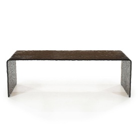 MASA DE CAFEA RIPPLE - STICLA - MARO - 110(L) x 55(l) x 35(h)