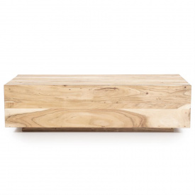 MASA DE CAFEA TOM - LEMN DE MANGO [FSC] - NATURAL - 130(L) x 35(h) x 60(l) - Img 2
