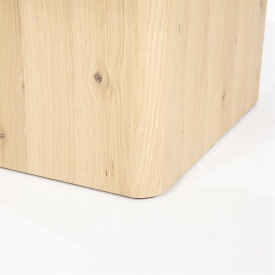 MASA DE DINING HARMONIE - LEMN SI FURNIR DE STEJAR - NATURAL - 140(L) x 140(l) x 75(h) cm - Img 4