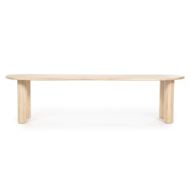 MASA DE DINING JOSH - STEJAR - NATURAL - 300(L) x 110(l) x 77(h) cm