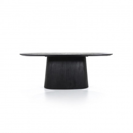 MASA DE DINING NEAGRA - LEMN DE MANGO - NEGRU - 200(L) x 76(h) x 110(l) - Img 1