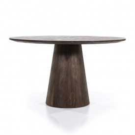 MASA DE DINING ROTUNDA - LEMN DE MANGO - MARO - Ø130 x 76(h)