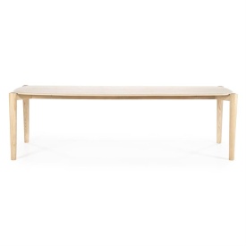 MASA DE DINING SELBU - STEJAR - NATURAL - 240(L) x 100(l) x 76(h) cm